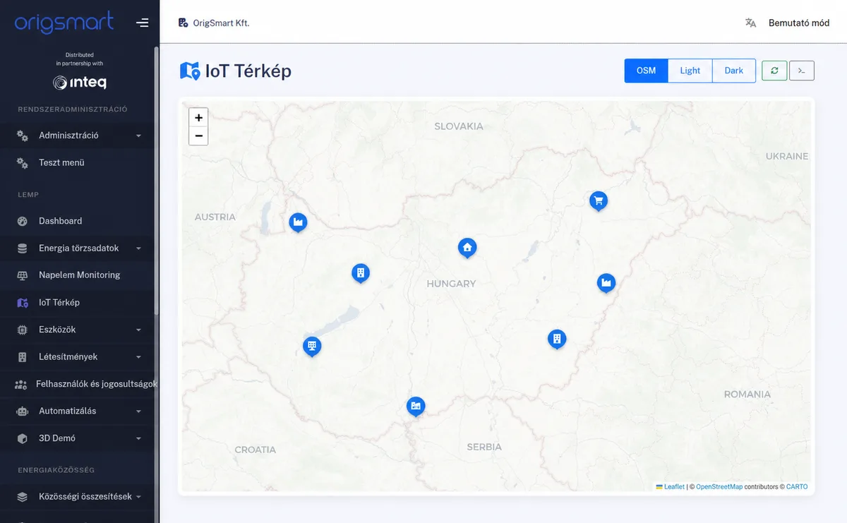 Multiple sites on one map